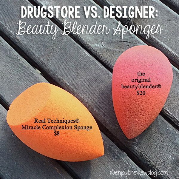 Drugstore vs. Designer Beauty Blending Sponges {enjoy the view}