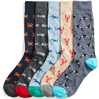 Goodthreads Men's 5-Pack Patterned Socks Goodthreads Men's 5-Pack Patterned Socks