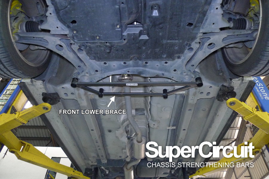 SUPERCIRCUIT CHASSIS STRENGTHENING BARS Mitsubishi Lancer 2.0 Chassis