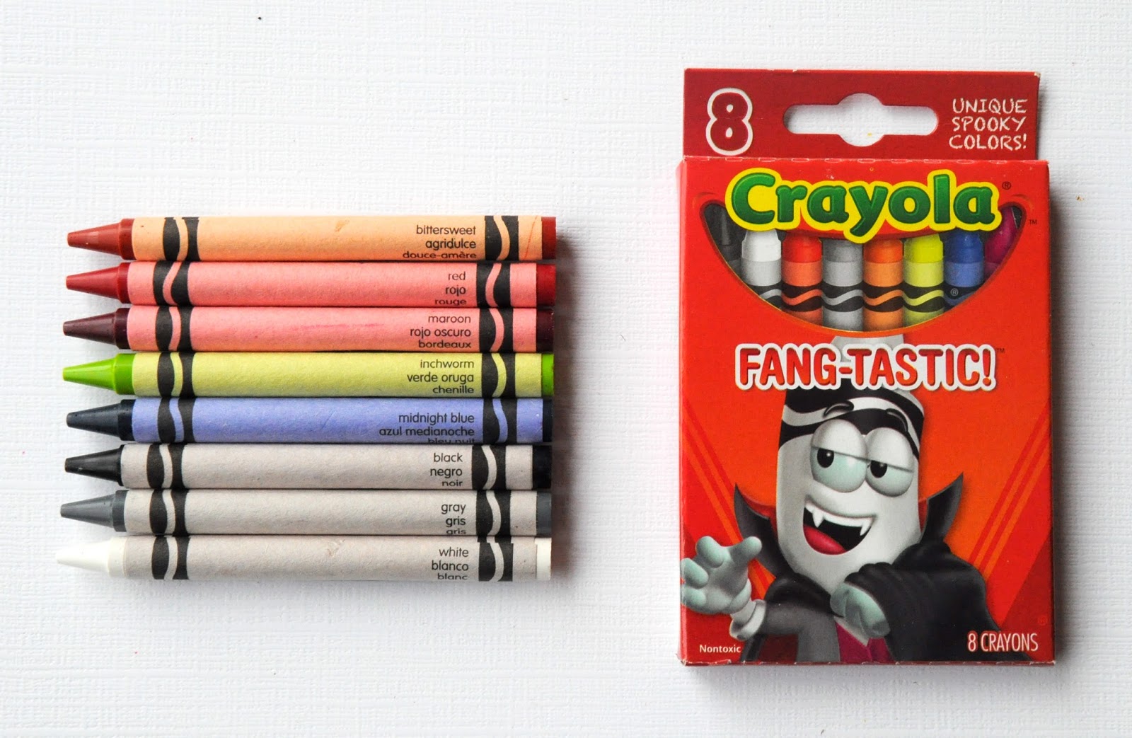 8 Count Crayola Tip Collection Halloween Boxes What's Inside the Boxes