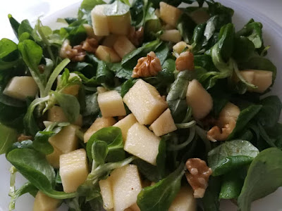 Ensalada De Canónigos Y Manzana
