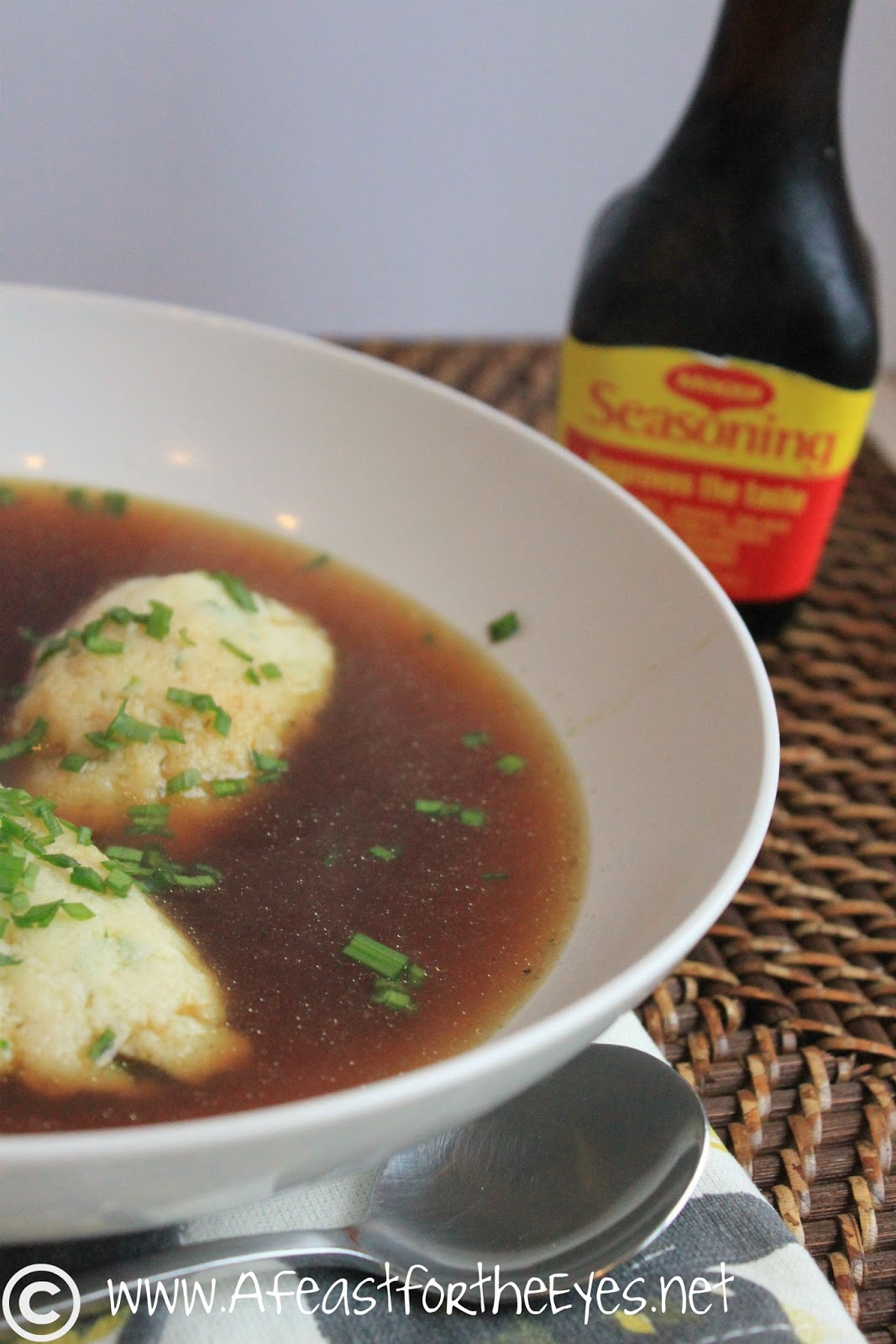 German Grießnockerlsuppe (Semolina Dumpling Soup) and a how to make a