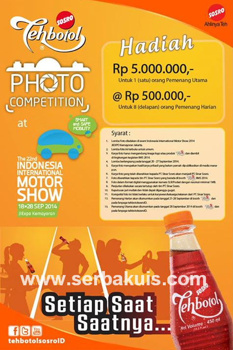 Kontes Foto di IIMS 2014 Berhadiah Utama Rp.5 JUTA