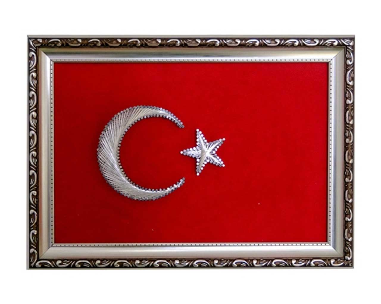 cerceveli turk bayragi 6