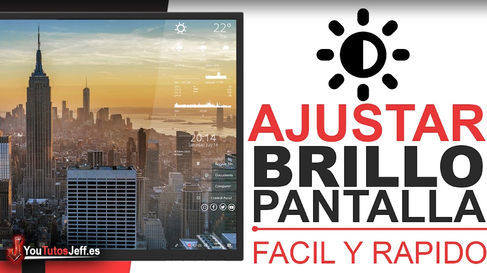 Como Ajustar Brillo de Pantalla Windows - Fácil y Rapido