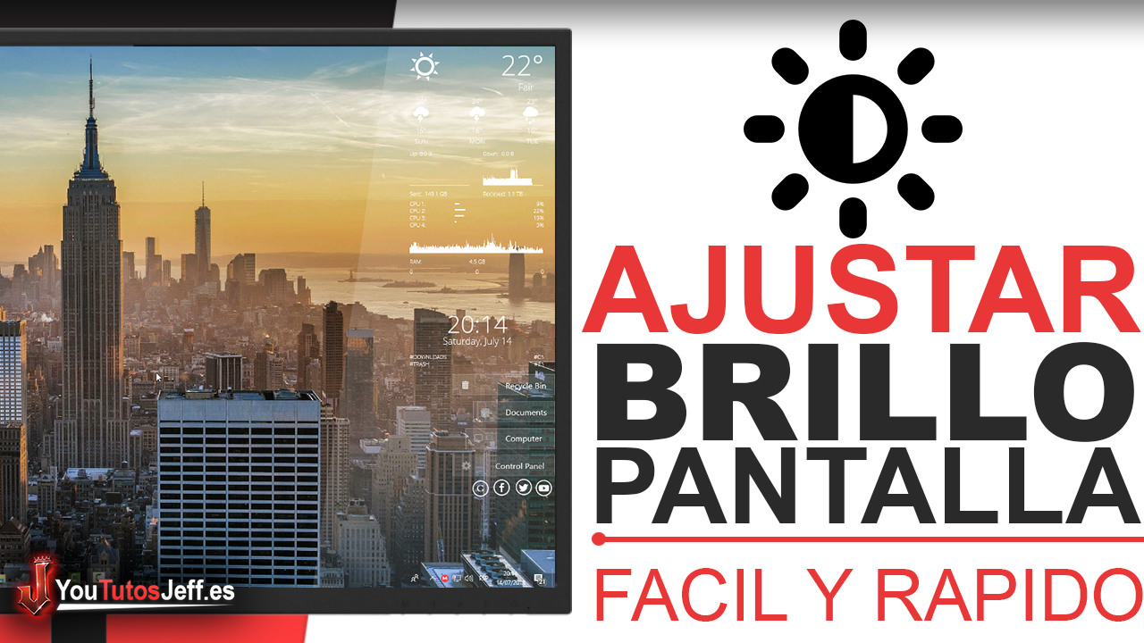 Como Ajustar Brillo de Pantalla Windows - Fácil y Rapido