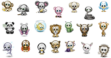 Cute Animals Emoticons