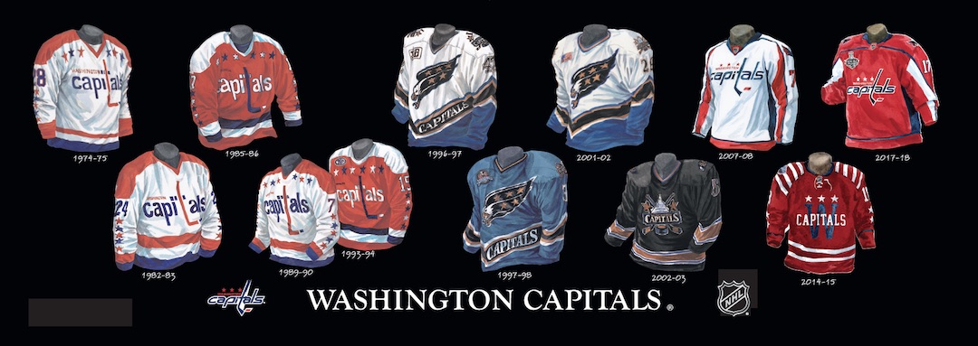 all washington capitals jerseys