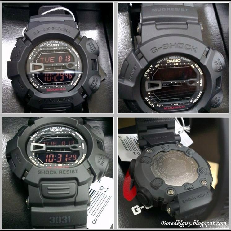 Bored KL Guy: Review of Casio G-Shock Mudman G-9000MS-1DR Military