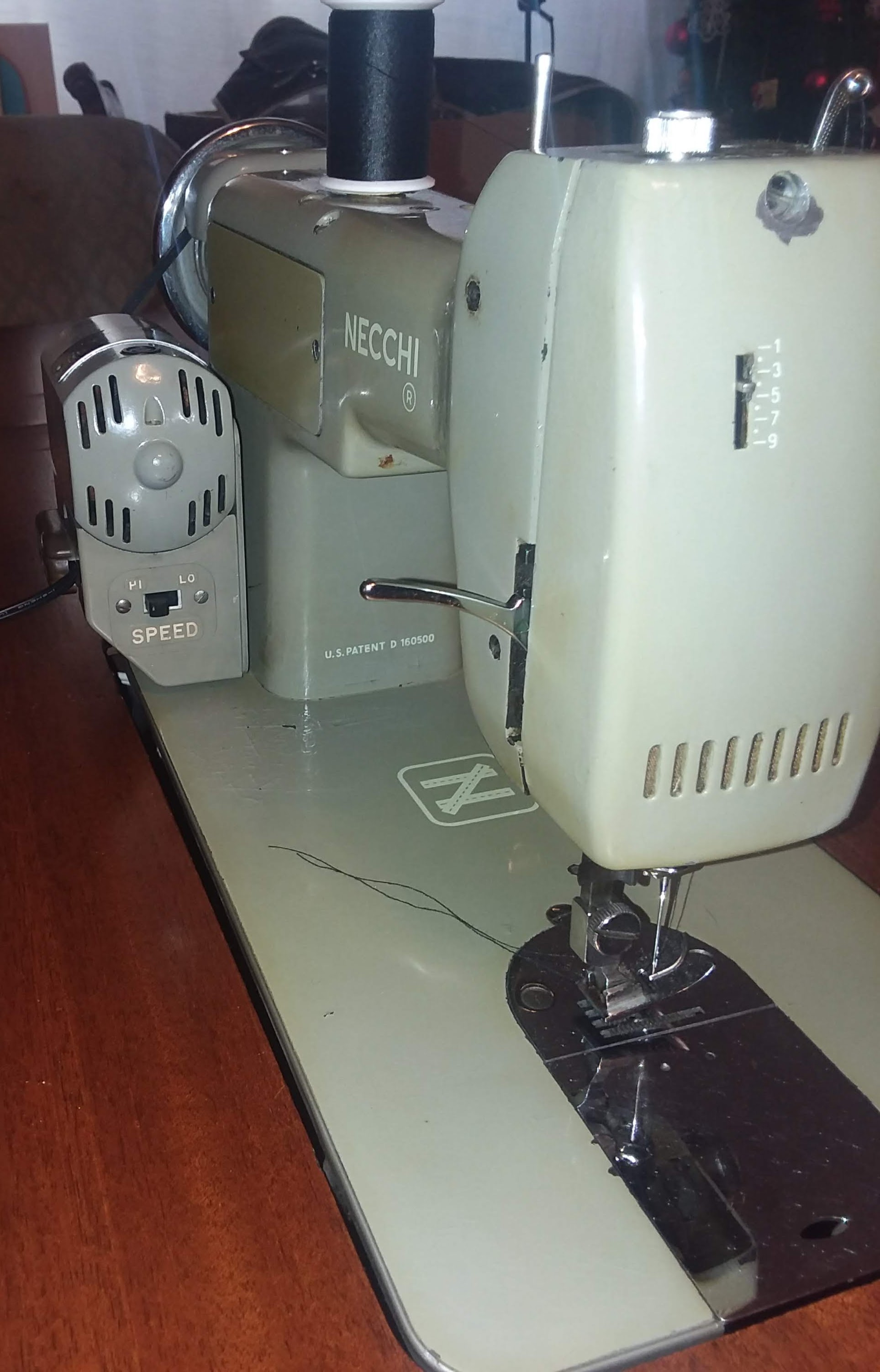 Necchi BU MIRA Sewing Machine Italian made masterpiece! (unfinished