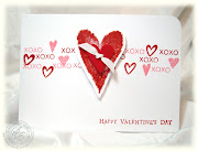 Love Heart XOXO. (xoxo love heart card)