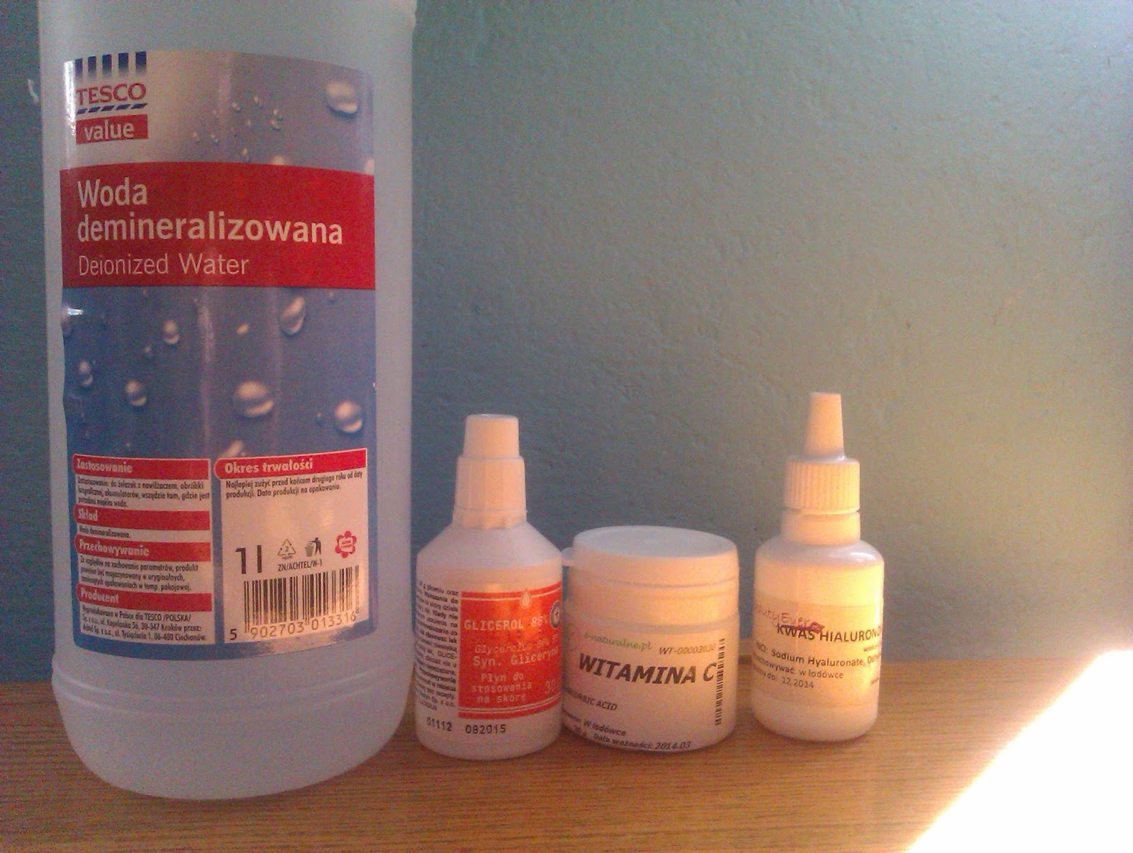 Biochemia kosmetyczna DIY serum z wit. C 15, tonik kwasowy 8 + 2