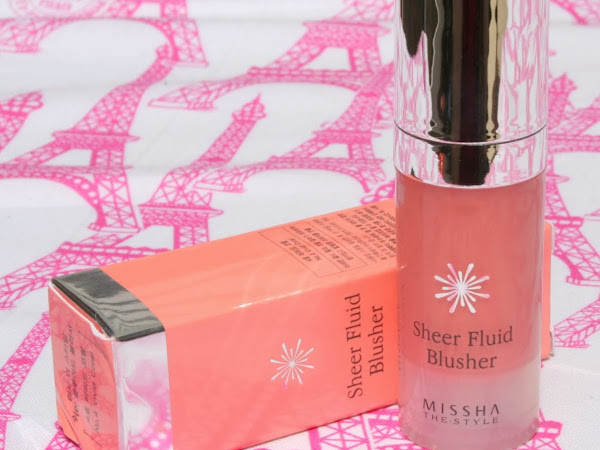 Missha Sheer Fluid Blusher #4 Vivid Coral - Swatches & Review