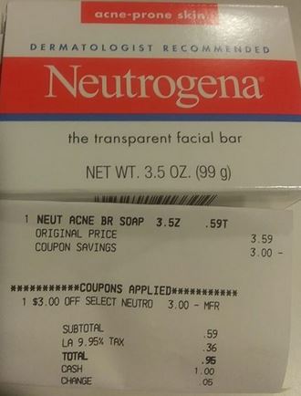 Neutrogena Facial Bar CVS Deal
