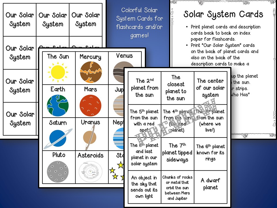 1st Grade Pandamania: Solar System Activities