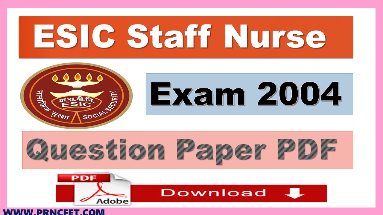 Latest Staff Nurse Recruitment Staff Nurse Papers Exam Pattern