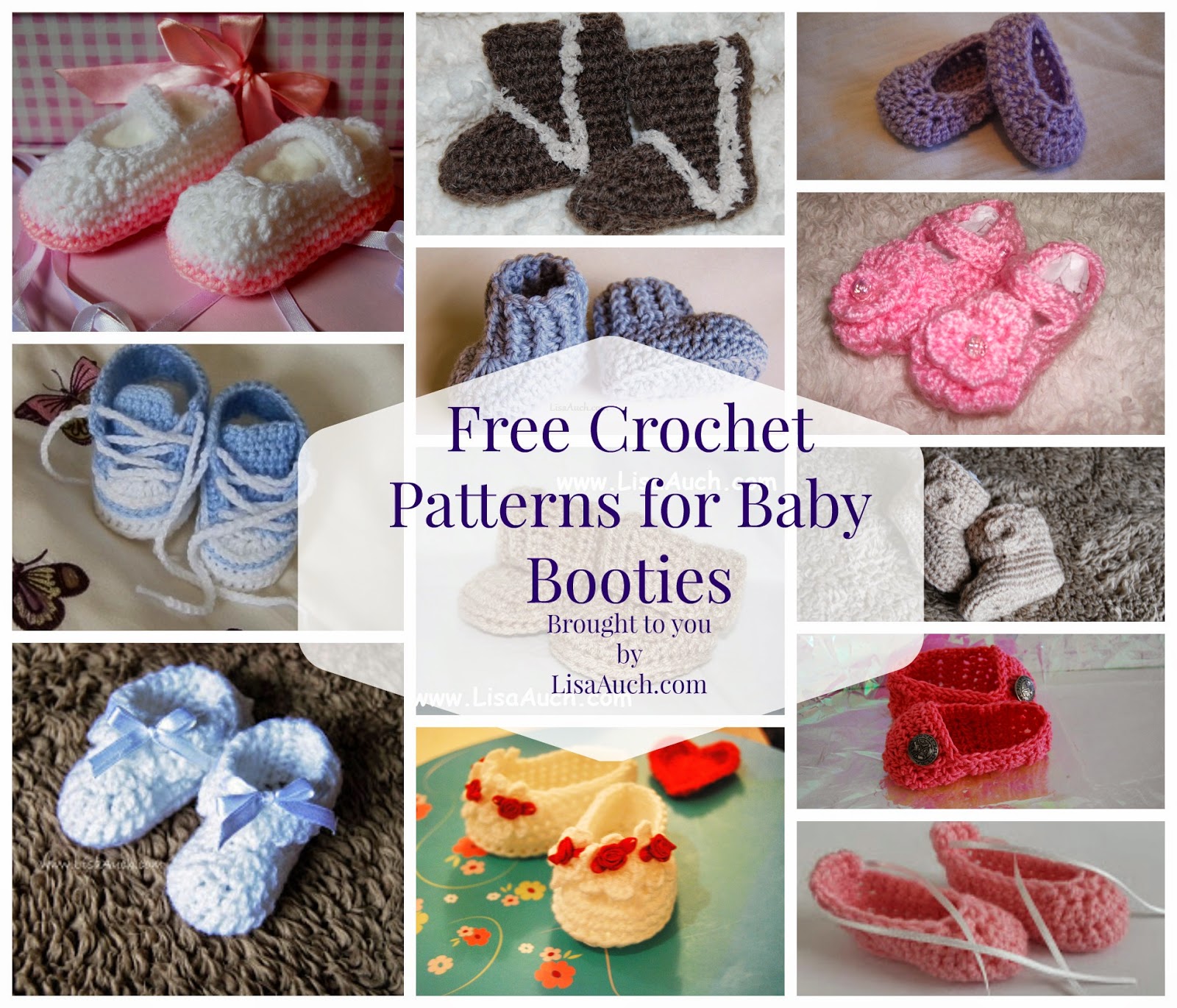 Free Crochet Patterns Baby Booties