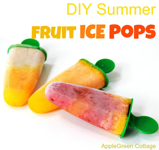  Fruit ice pops are easy to make, healthy but delicious summer desserts. Check out our two favorite easy recipes!
