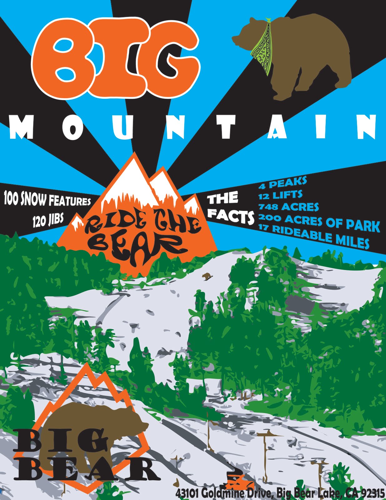 Dylon Ternes Big Bear Mountain (Poster)