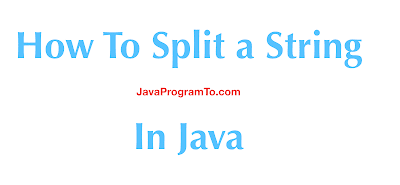 split string java examples