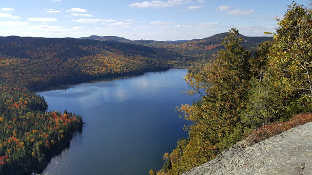 Point de vue à partir du mont Brassard