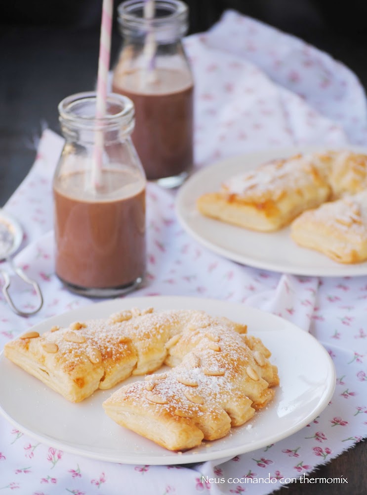 Herradura de hojaldre rellena de cabello de ángel-neus-cocinando-con-thermomix