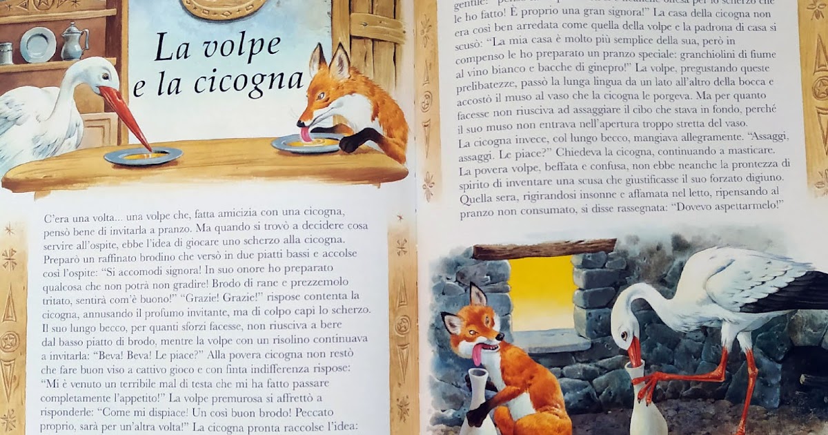 La Volpe E La Cicogna Pdf la biblio di Vespri: La volpe e la cicogna