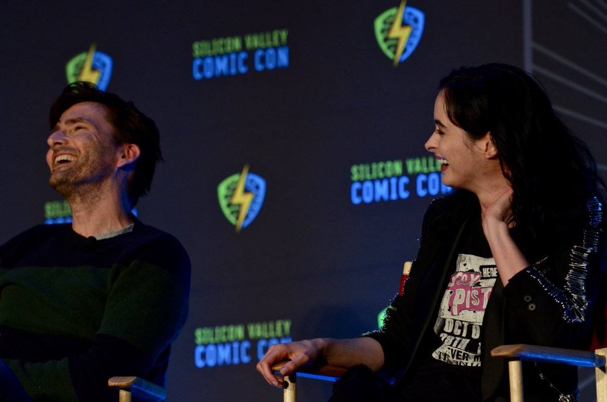 Photos And Quotes David Tennant And Krysten Ritter Panel At Svcc