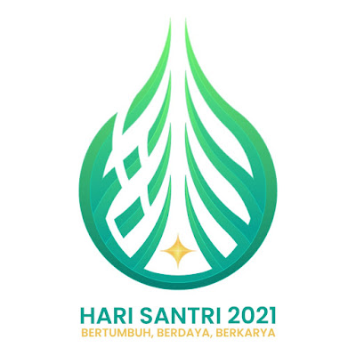 Download Logo Hari Santri Nasional 2021 Dalam Berbagai Versi (PNG, JPG, PDF) - Bertumbuh, Berdaya, dan Berkarya