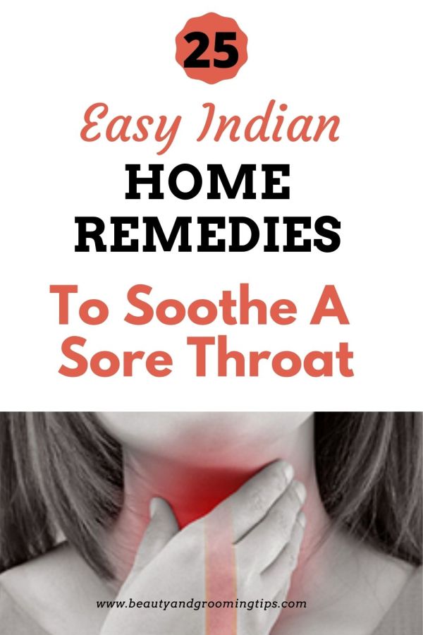 sore throat home remedies indian - pic of woman with sore throat