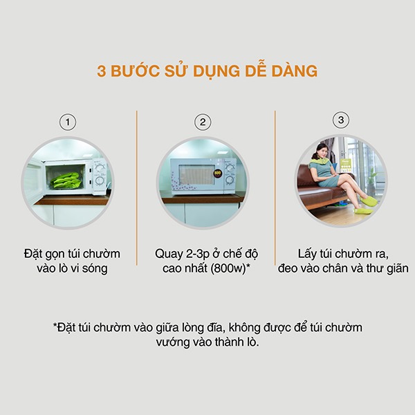 Túi Chườm Thảo Dược Nóng/Lạnh Đa Năng Giảm Đau Bàn Chân Hapaku 6 82