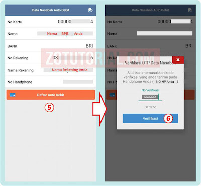 Cara Daftar Autodebet BPJS BRI Online Lewat HP (Mobile JKN) zotutorial