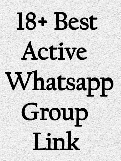 18+ Best Active WhatsApp Group Link New 2021