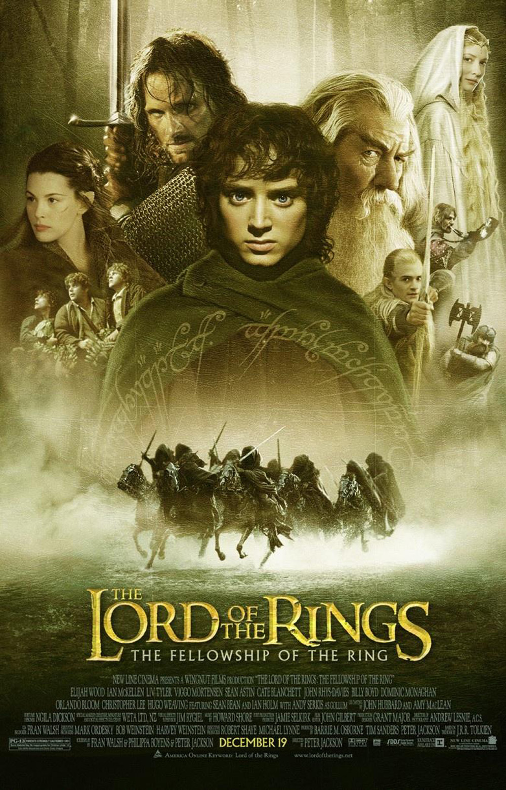 Lord of the rings, the fellowship of the ring (Motion picture)