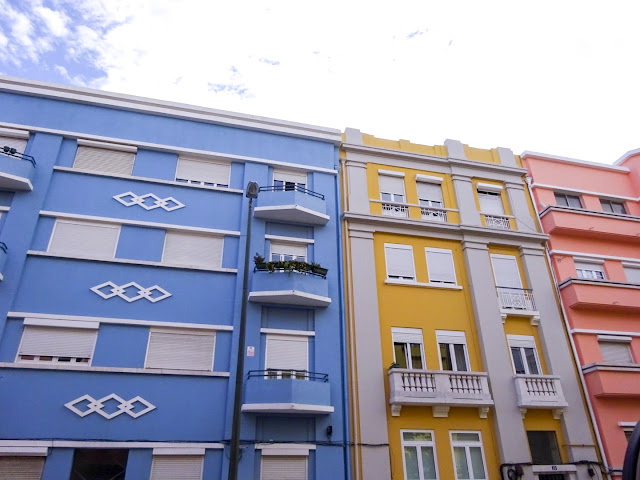 Colourful Buildings in Lisbon