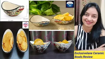 exclusivelane ceramic bowls set amazon review, ceramic pottery online, hand painted ceramic bowls