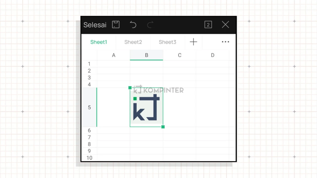Menyisipkan gambar di WPS Excel Menyisipkan gambar di WPS Excel