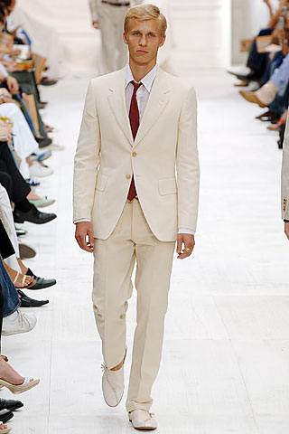 armani white suit