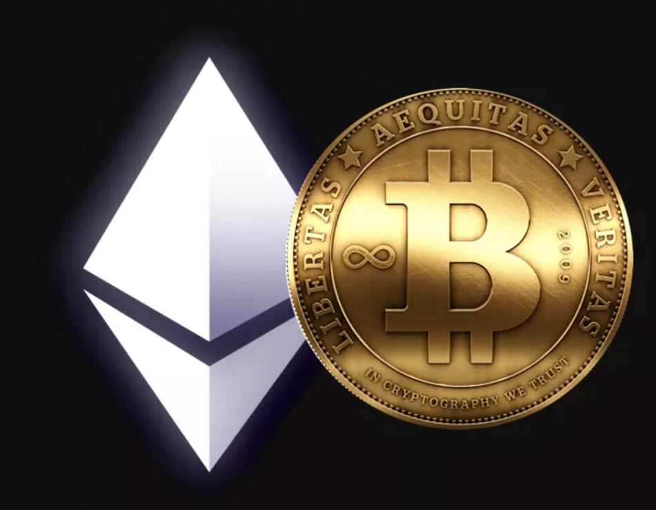 Bit coin and ether