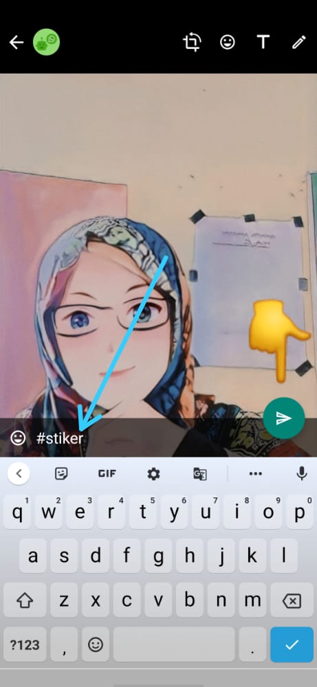 Video Begini Cara Pakai Stiker Whatsapp Tanpa Aplikasi Tambahan Mudah Kok Tribun Batam