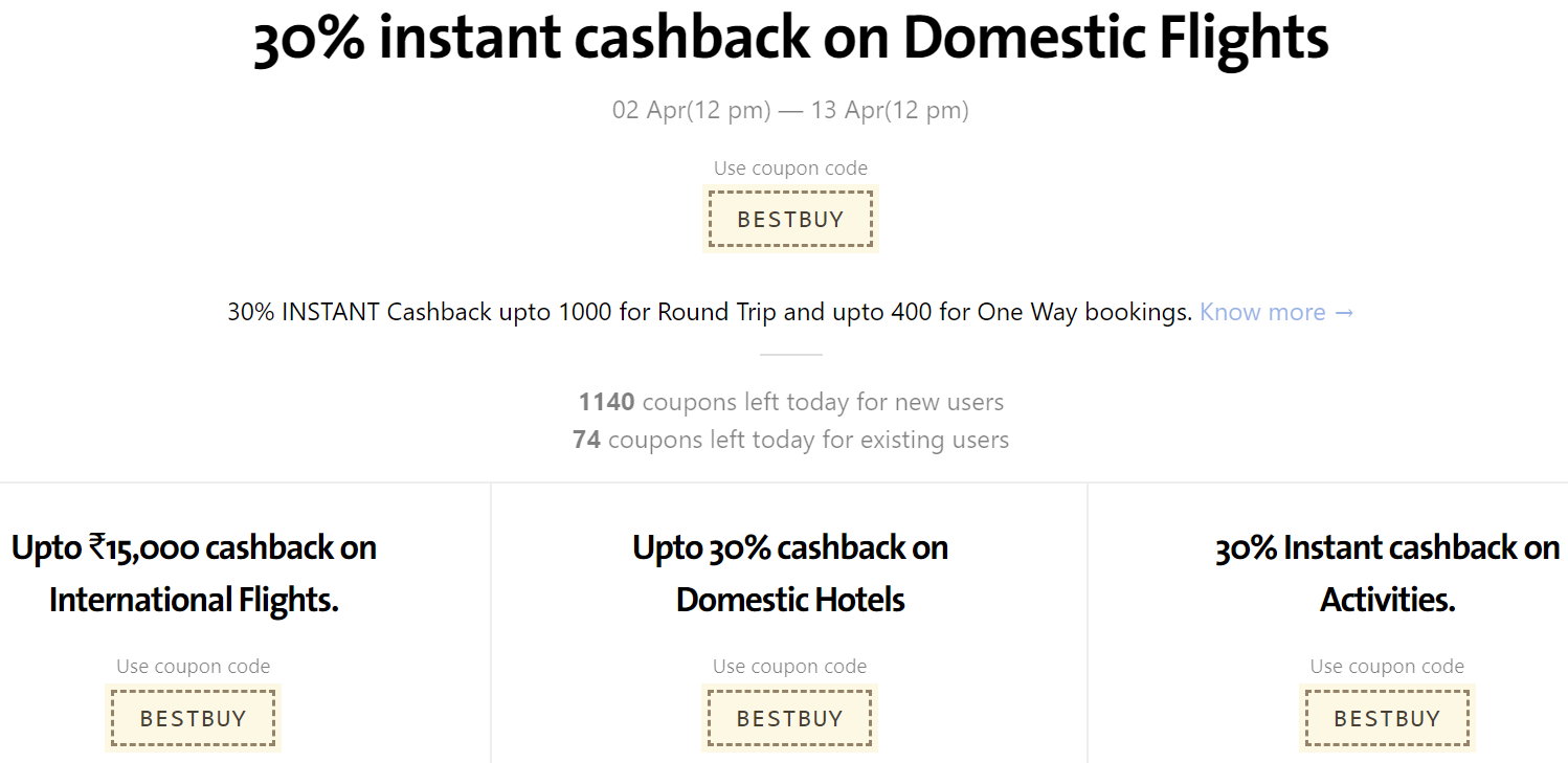 cleartrip new user coupon