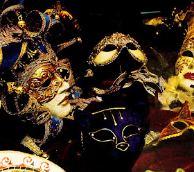 Carnival masks in Barcelona