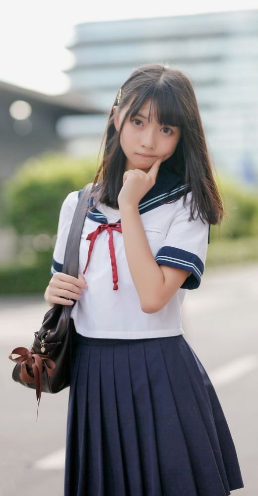 School Girl Japan, School Uniform Girls, Girls Uniforms, Laos Thailand, Army Police, University Girl, Cute Japanese Girl, Asian Love, Japanese Beauty.