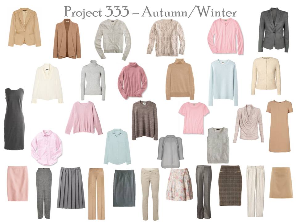 Project 333 camel & grey, step by step  The Vivienne Files
