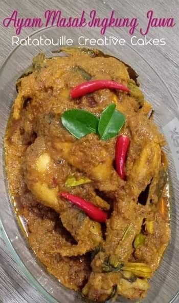 RESEPI AYAM MASAK INGKUNG MASYARAKAT JAWA.SANGAT BERJUS DAN LEMBUT ISINYA