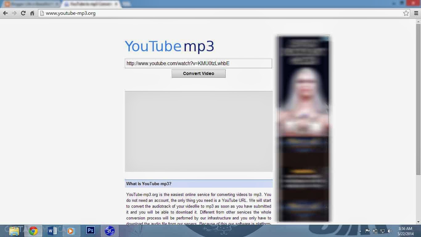 Cara Download audio di youtube ( Cara convert video youtube menjadi