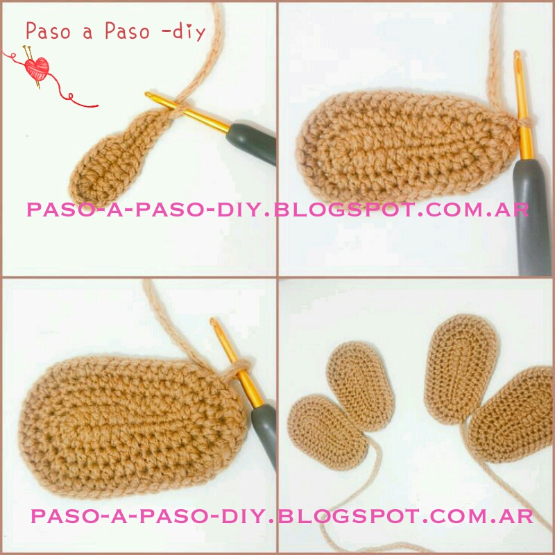 Zapatitos de bebé crochet diy