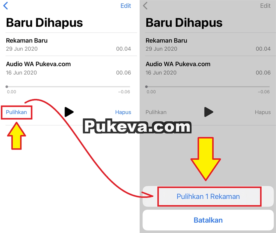 Cara Mengembalikan Memo Suara Iphone Yang Terhapus Pukeva