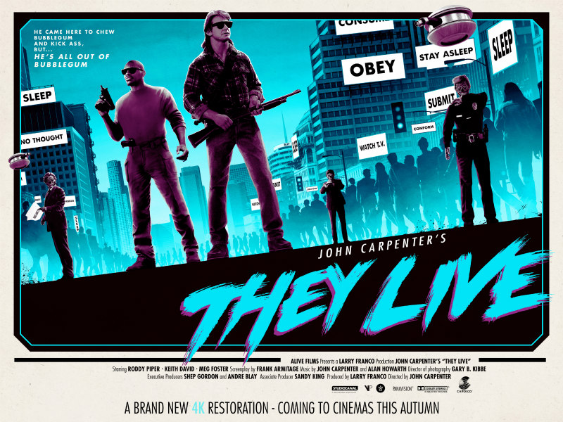 they live 4k poster