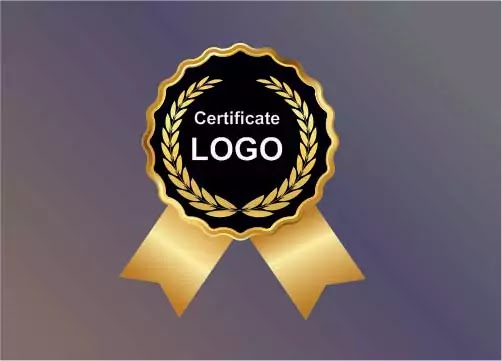 certificate logo design